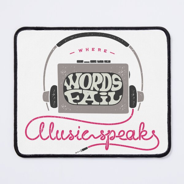 Item preview, Where Words Fail Music Speak designed and sold by Artistic Prints.