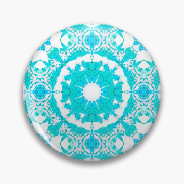 Item preview, Soft Baby Spring Green and Summer Blue Geometric Pattern designed and sold by PatternPerfect.