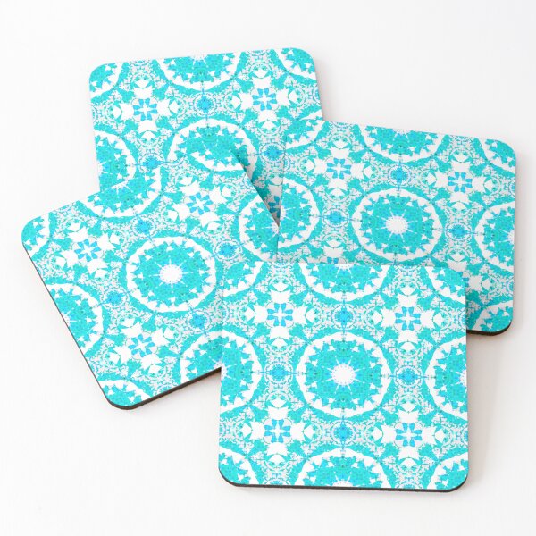 Item preview, Soft Baby Spring Green and Summer Blue Geometric Pattern designed and sold by PatternPerfect.