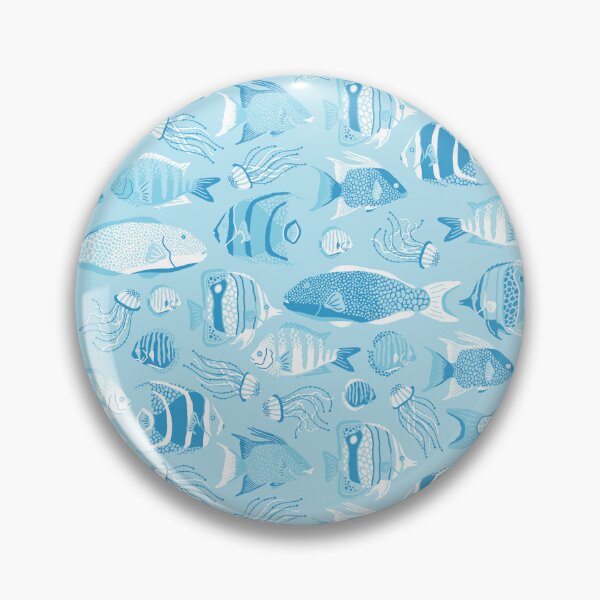 Item preview, Light Blue Funky Fishes designed and sold by Carolina Diaz.
