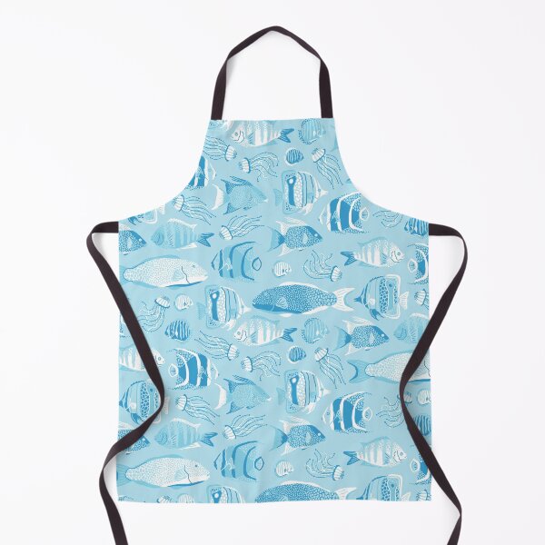 Item preview, Light Blue Funky Fishes designed and sold by Carolina Diaz.