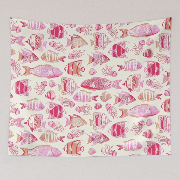 Item preview, Pink Funky Fishes designed and sold by Carolina Diaz.