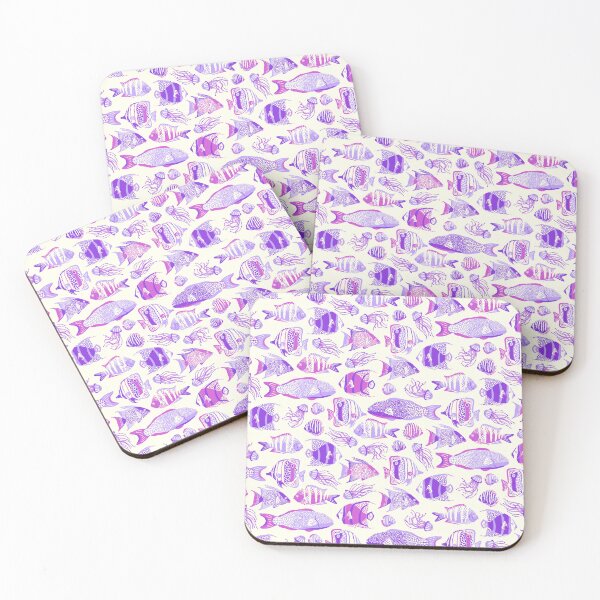 Item preview, Purple Funky Fishes designed and sold by Carolina Diaz.