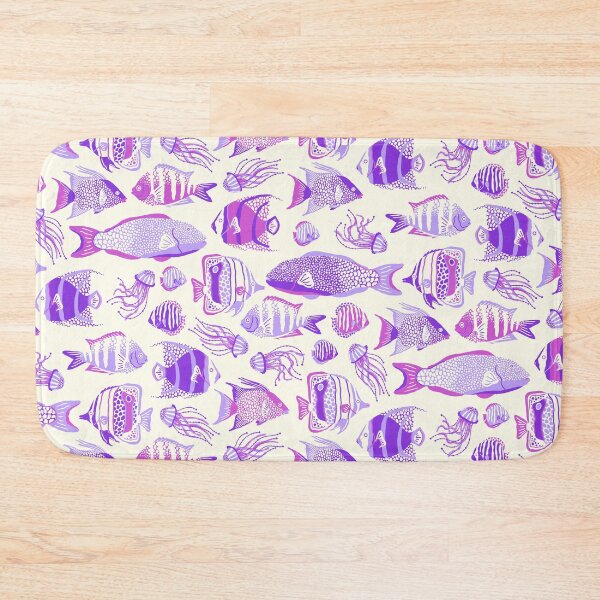 Item preview, Purple Funky Fishes designed and sold by Carolina Diaz.