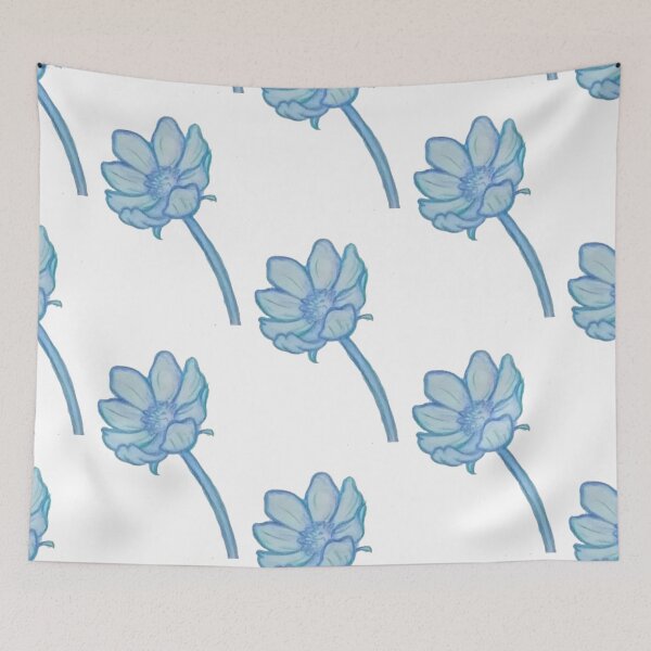 Item preview, Beautiful blue Daisy stalk designed and sold by Akali999.