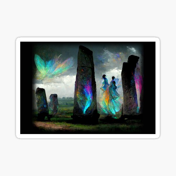 Standing stones fairies 1 Sticker