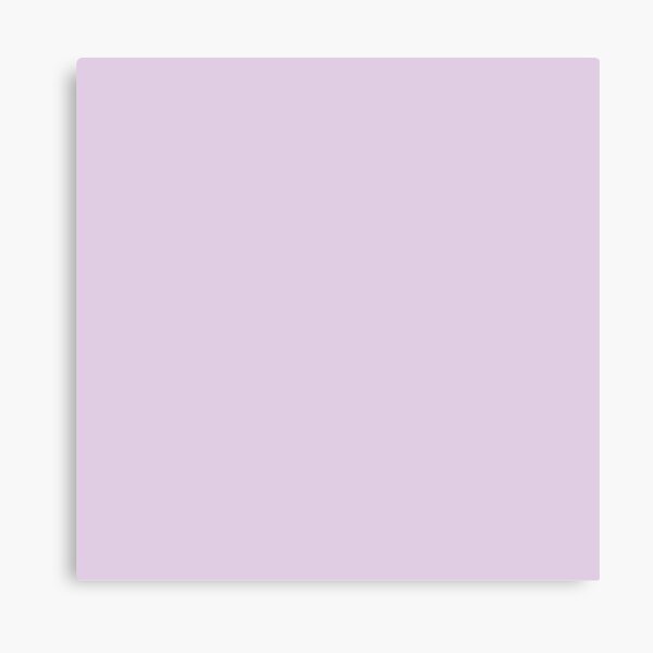 Light Soft Pastel Pink Solid Color Canvas Print