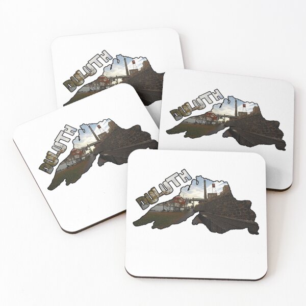 Item preview, Lake Superior Outline (Duluth's Lakewalk in Fall) designed and sold by gorff.