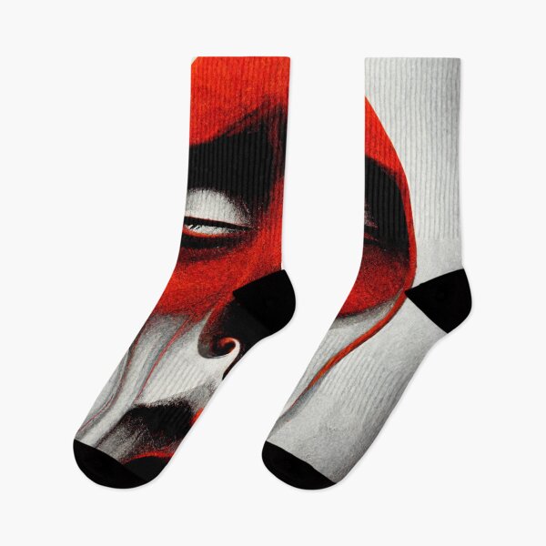 Item preview, A Study In Faces In Red, White And Black #3 designed and sold by IKDG.