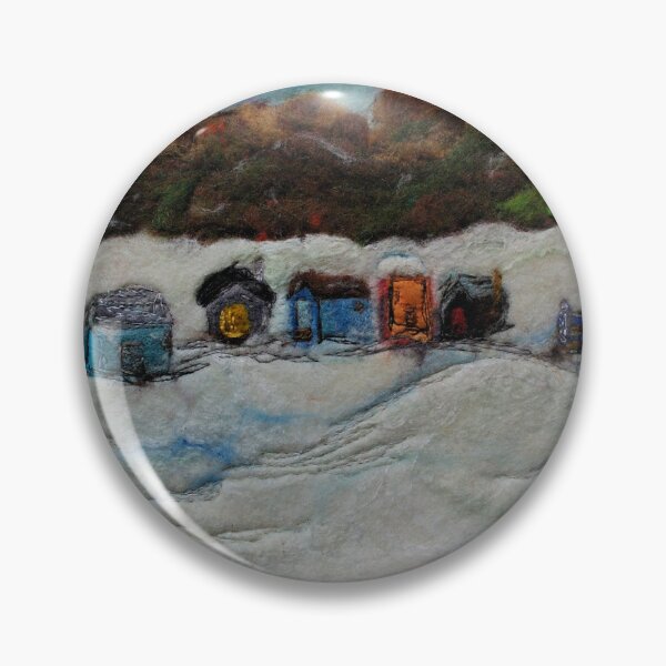 Item preview, Ice Fishing, Lake Bernard Fiber Art designed and sold by MtnAshFiberArts.