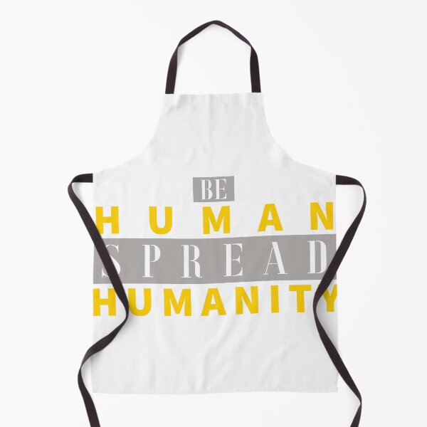 Item preview, Be Human Spread Humanity Yellow Text Design designed and sold by RiyonArts.