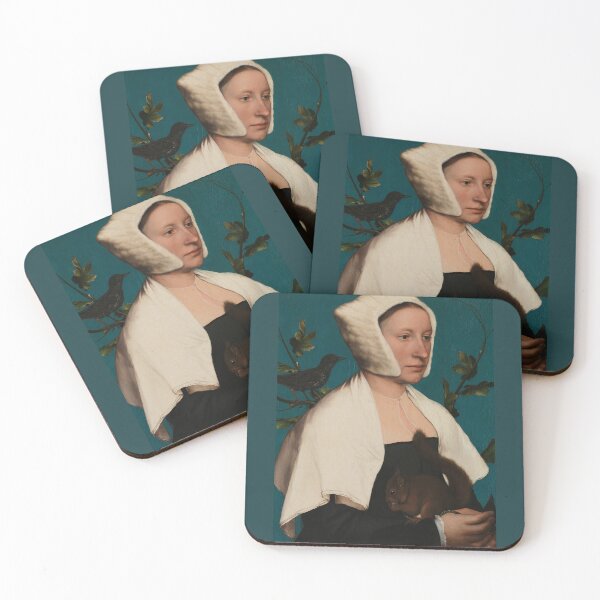 Item preview, A Lady With A Squirrel and A Starling by Hans Holbein the Younger designed and sold by Amanda1775.