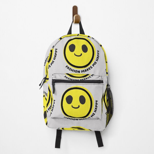 Item preview, Fashion makes me happy smile yellow face fashion lover gift designed and sold by MetalicBabe.