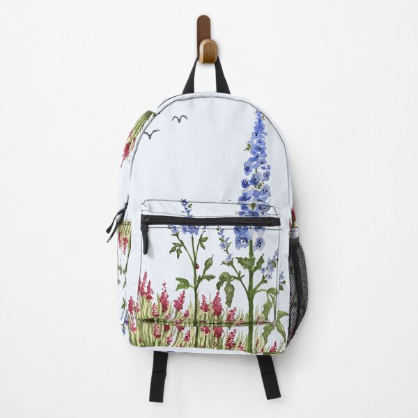 Item preview, Larkspur Garden Watercolor designed and sold by KimberlyShawArt.