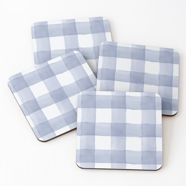 Item preview, Watercolor Gingham Checks - Light Blue designed and sold by MLTDesignLab.