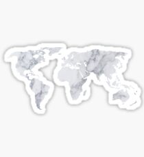 Marble Map Sticker