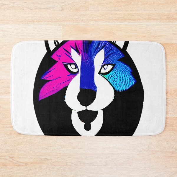 Item preview, colorful wolf artwork/ wolf illustration designed and sold by ralick.