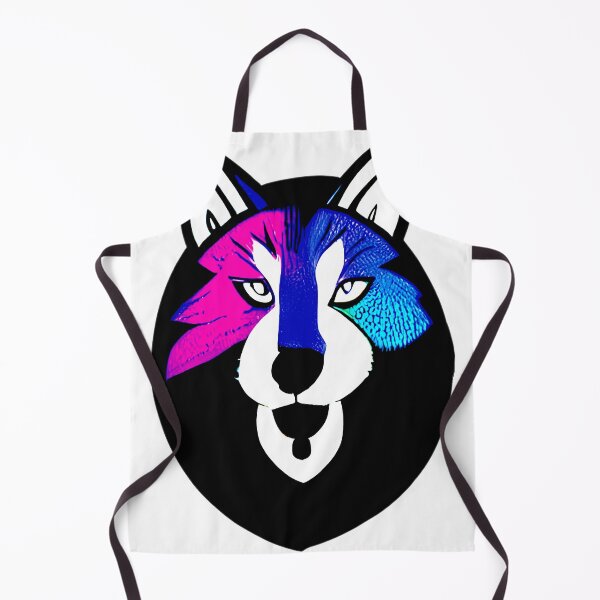 Item preview, colorful wolf artwork/ wolf illustration designed and sold by ralick.