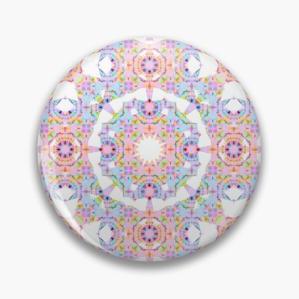 Item preview, Soft Baby Pink, Spring Purple and Summer Blue Geometric Pattern designed and sold by PatternPerfect.