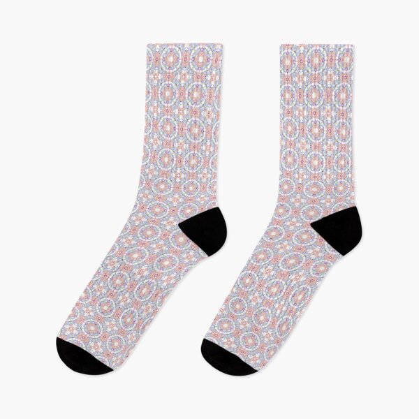 Item preview, Soft Baby Pink, Spring Purple and Summer Blue Geometric Pattern designed and sold by PatternPerfect.