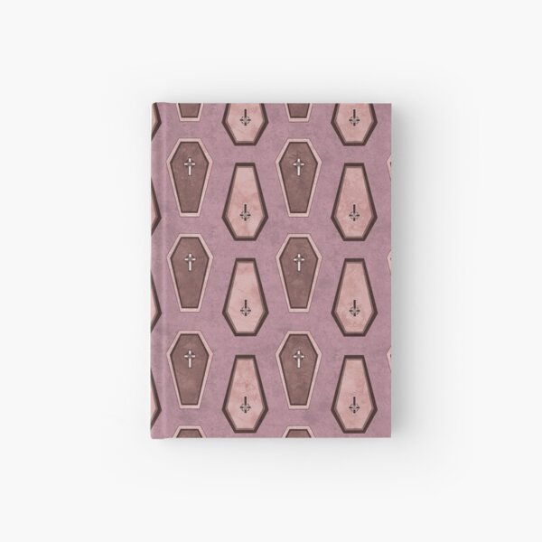 Repeating Coffins (Rose) Hardcover Journal