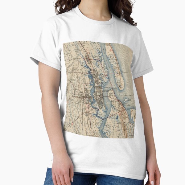 Item preview, Vintage Map of St. Augustine Florida (1937)  designed and sold by BravuraMedia.
