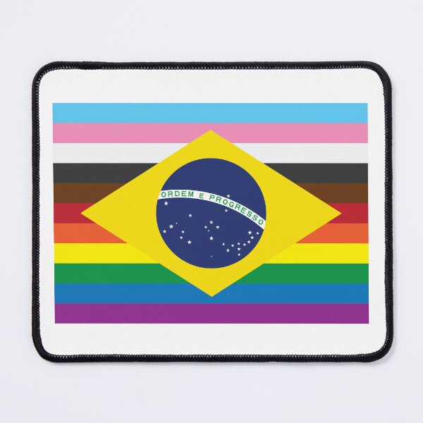 Item preview, Brazil [Rainbow flags] designed and sold by lazarusheart.
