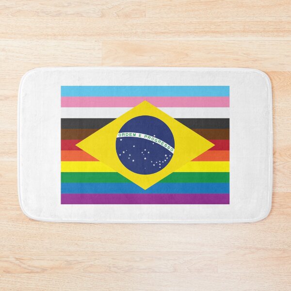 Item preview, Brazil [Rainbow flags] designed and sold by lazarusheart.