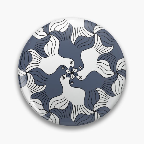 Item preview, Peace doves checkered tessellation designed and sold by mrhighsky.