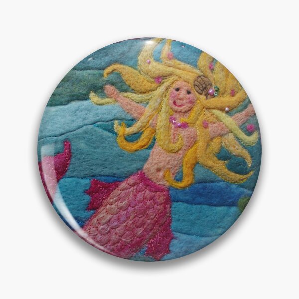 Item preview, The Sea Maid, Mermaid Fiber Art designed and sold by MtnAshFiberArts.