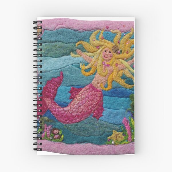 Item preview, The Sea Maid, Mermaid Fiber Art designed and sold by MtnAshFiberArts.