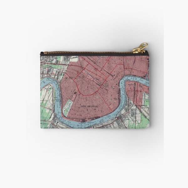 Item preview, Vintage Map of New Orleans Louisiana (1954) designed and sold by BravuraMedia.