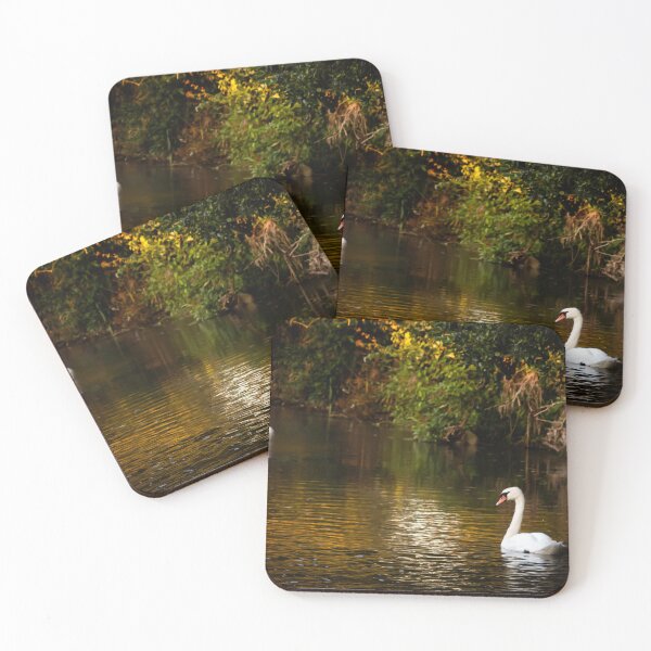 Item preview, Beautiful English River Scene With Swan and a Egret  designed and sold by widdy170.