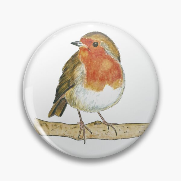 Item preview, Robin (watercolour) designed and sold by Sarah Addy.