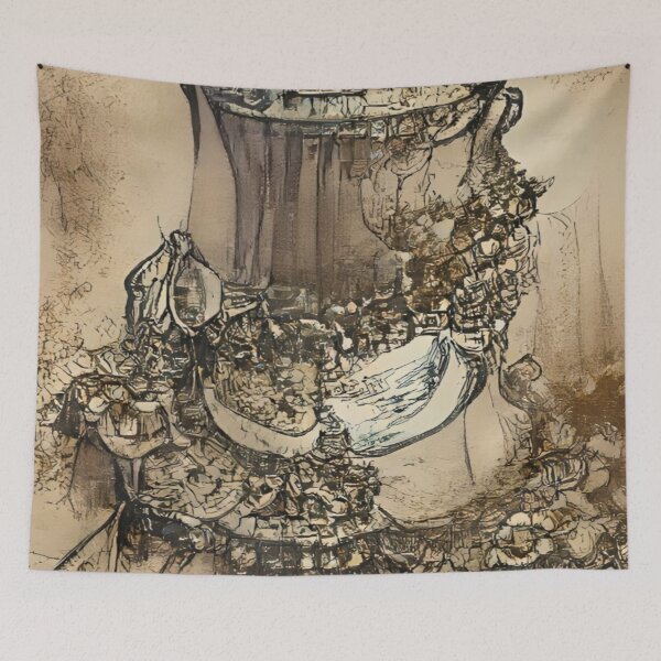 Item preview, Victorian Teatime Ink Drawing I designed and sold by ~.
