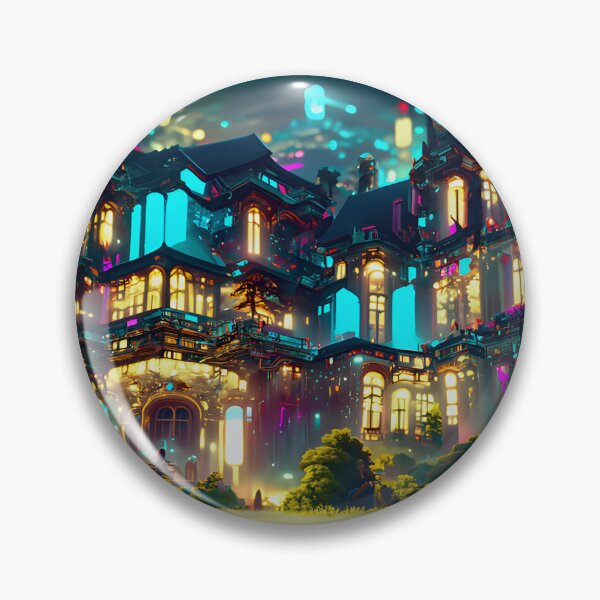 Item preview, Anime Cyberpunk Chateau designed and sold by amyr-aia.