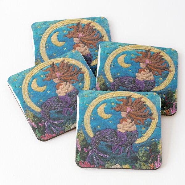 Item preview, The Siren's Lullaby, Mermaid Fiber Art designed and sold by MtnAshFiberArts.