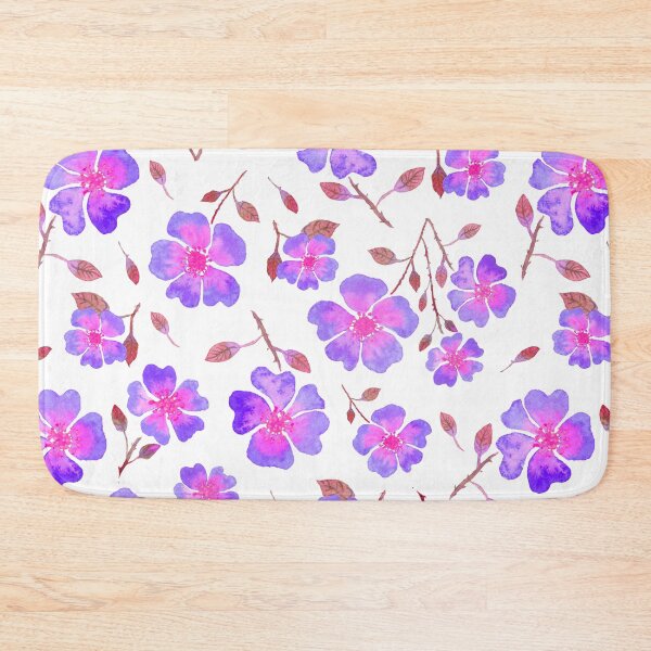 Item preview, Wild Roses in Purple designed and sold by MarcyBrennanArt.