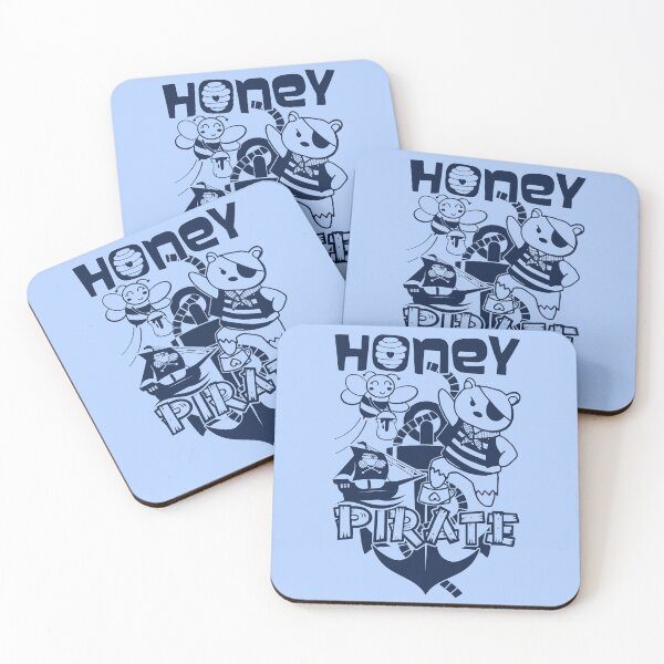 Item preview,  Honey Pirate (Vintage Blue) designed and sold by TextAndVectors.