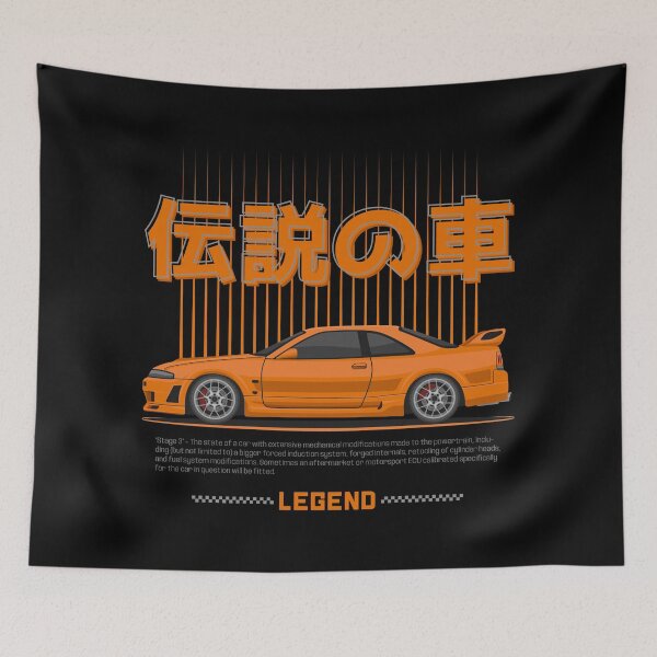 Item preview, Street Tuner Orange Skyline R 33 GT R JDM designed and sold by goldentuners.