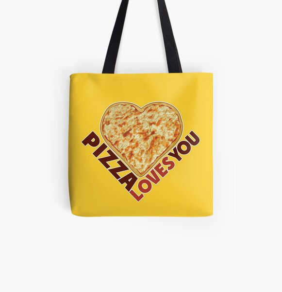 Pizza Loves You All Over Print Tote Bag