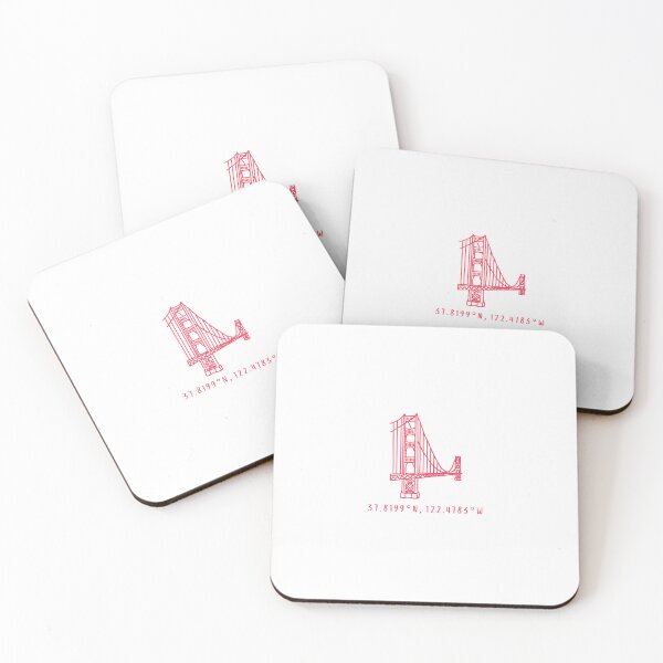 Item preview, Golden Gate Bridge coordinates  designed and sold by hannahsond11.