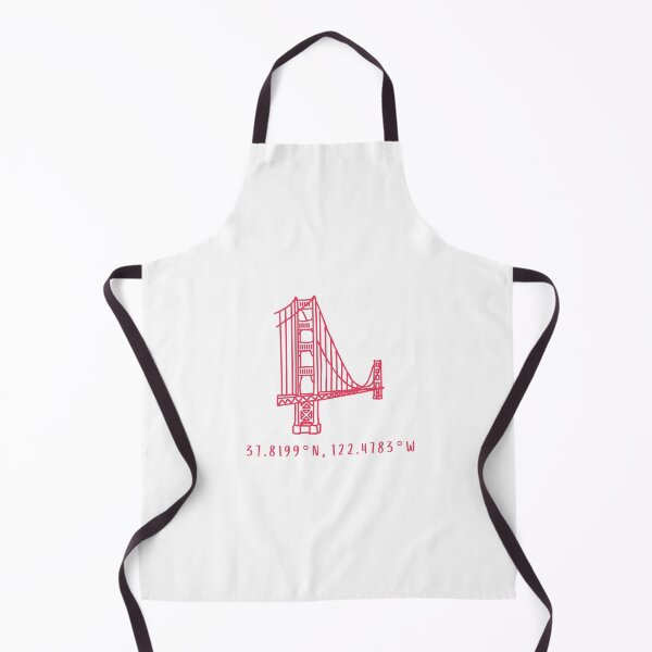 Item preview, Golden Gate Bridge coordinates designed and sold by hannahsond11.