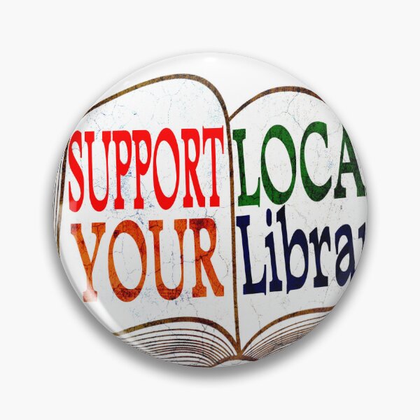 Item preview, '' SUPPORT YOUR LOCAL LIBRARY '' coolest t-shirt for men designed and sold by Soudesign99.