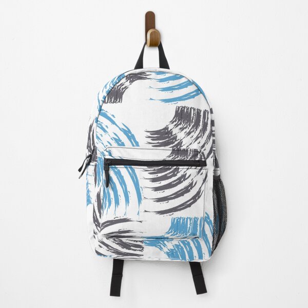 Item preview, Modern, cool, trendy blue abstract brush strokes designed and sold by theendup.