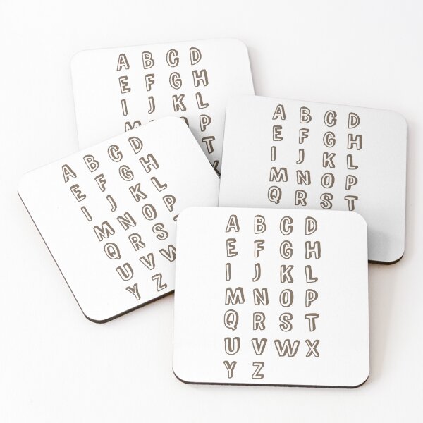 Item preview, English alphabets designed and sold by Think4Prints.