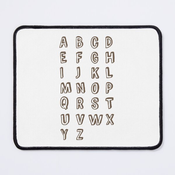 Item preview, English alphabets designed and sold by Think4Prints.