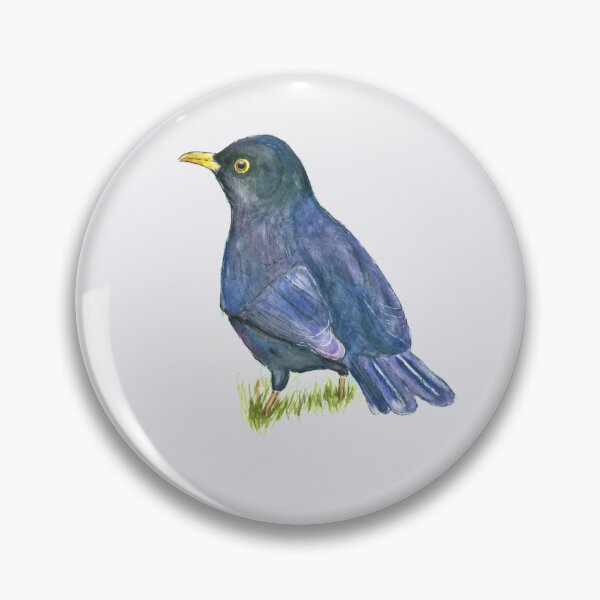 Item preview, Blackbird (watercolour) designed and sold by Sarah Addy.