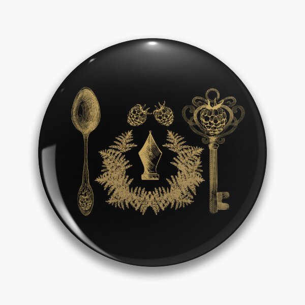 Item preview, Dark Raspberry Academia - Black and Gold designed and sold by MLTDesignLab.