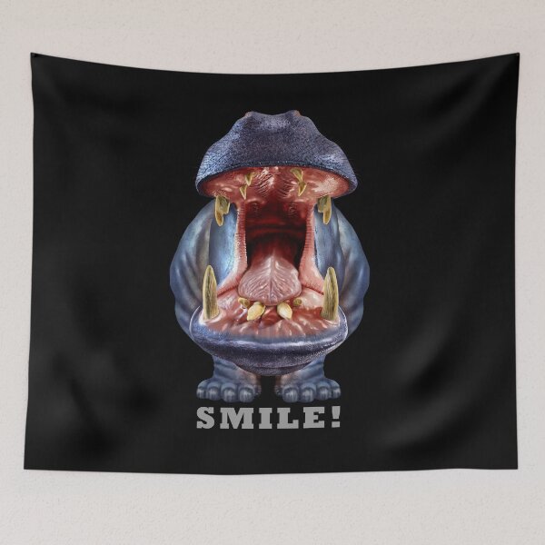 Item preview, Hippopotamus Smile designed and sold by lightidea.